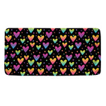 Colorful Heart Pattern Print Towel