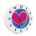 Colorful Heart Tie Dye Print Alarm Clock
