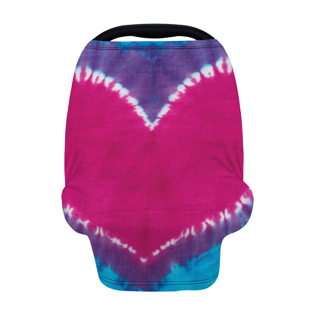 Colorful Heart Tie Dye Print Baby Seat Cover
