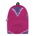 Colorful Heart Tie Dye Print School Backpack