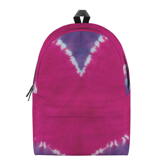 Colorful Heart Tie Dye Print Backpack