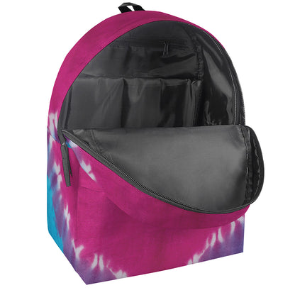 Colorful Heart Tie Dye Print Backpack