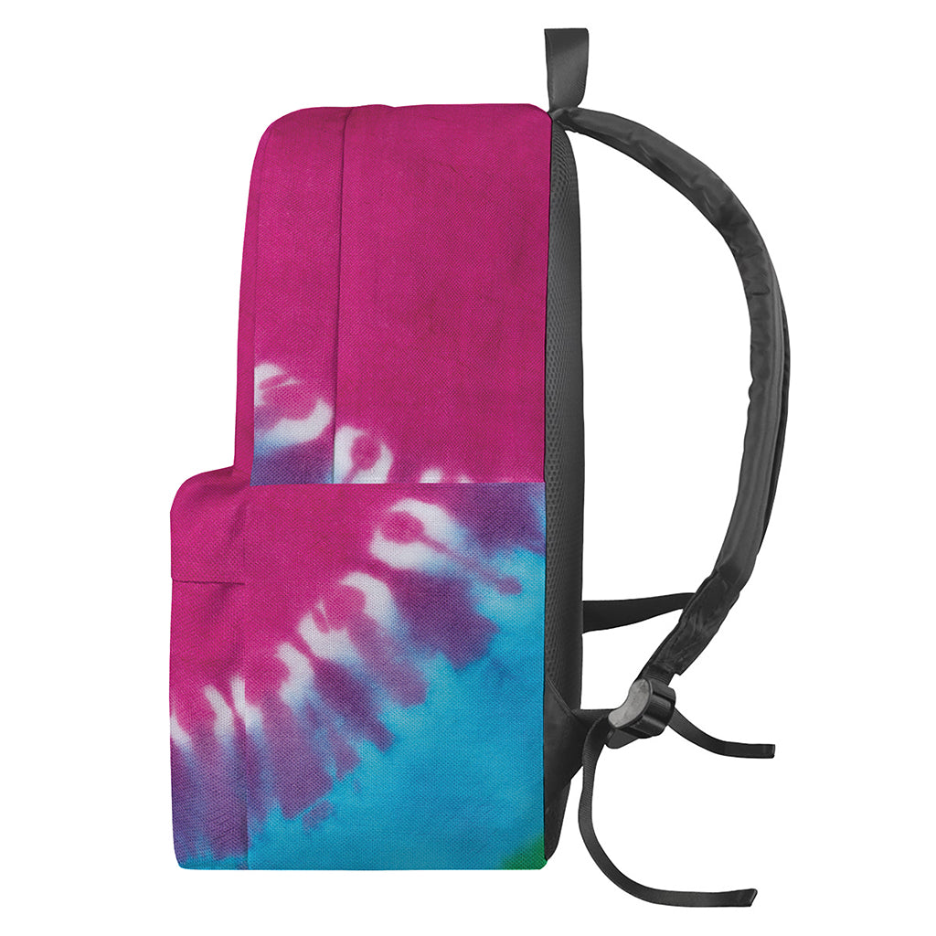 Colorful Heart Tie Dye Print Backpack