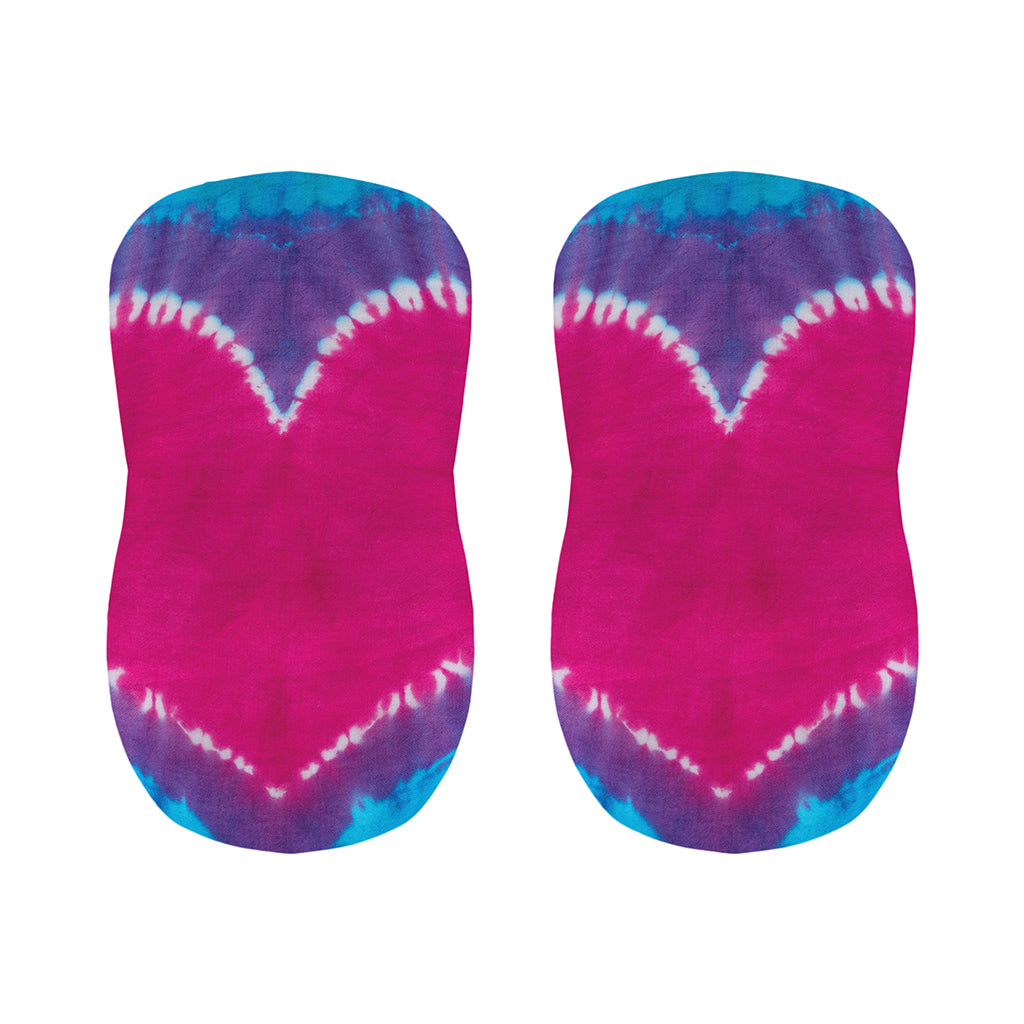 Colorful Heart Tie Dye Print Bar Stool Covers