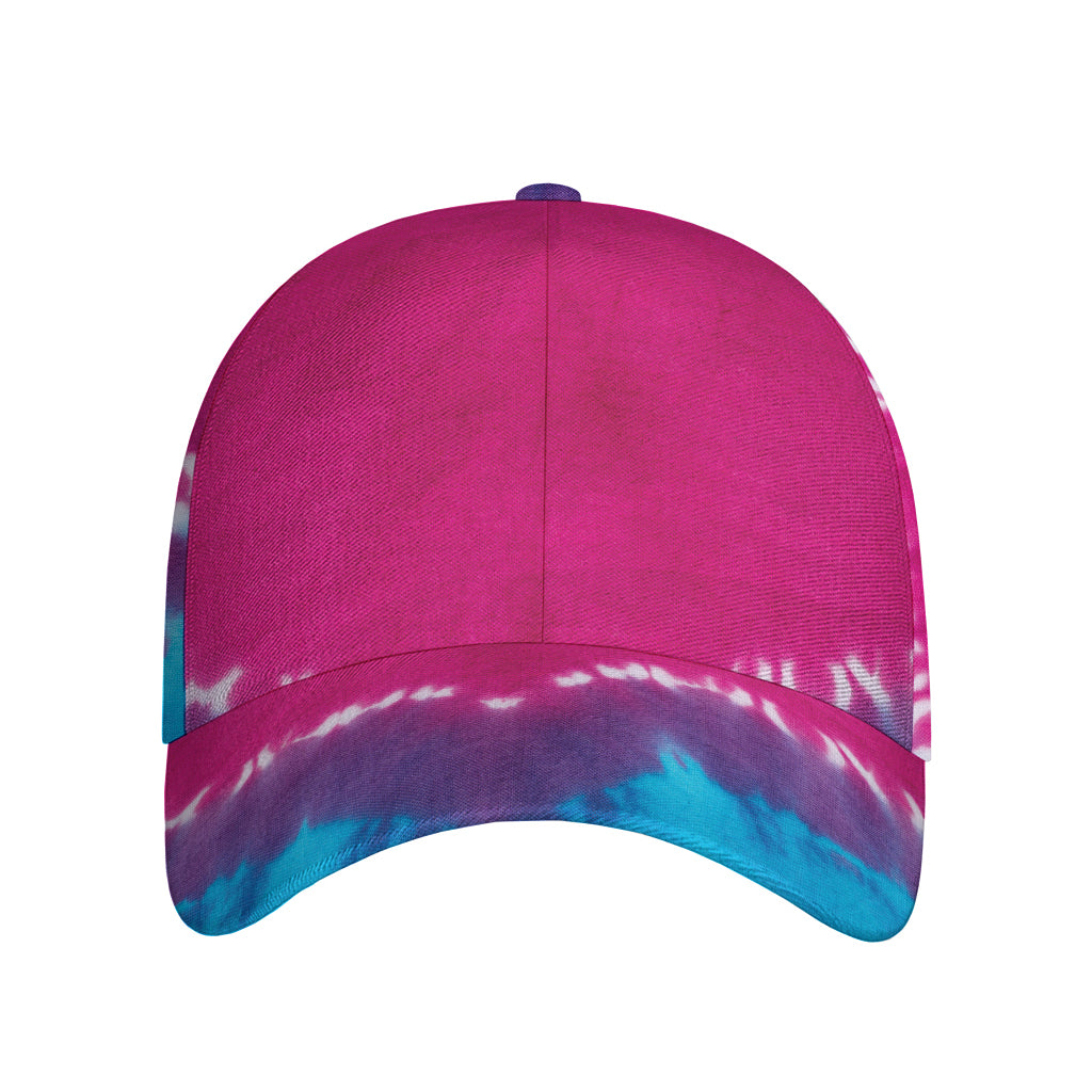 Colorful Heart Tie Dye Print Baseball Cap