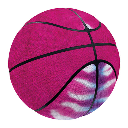 Colorful Heart Tie Dye Print Basketball