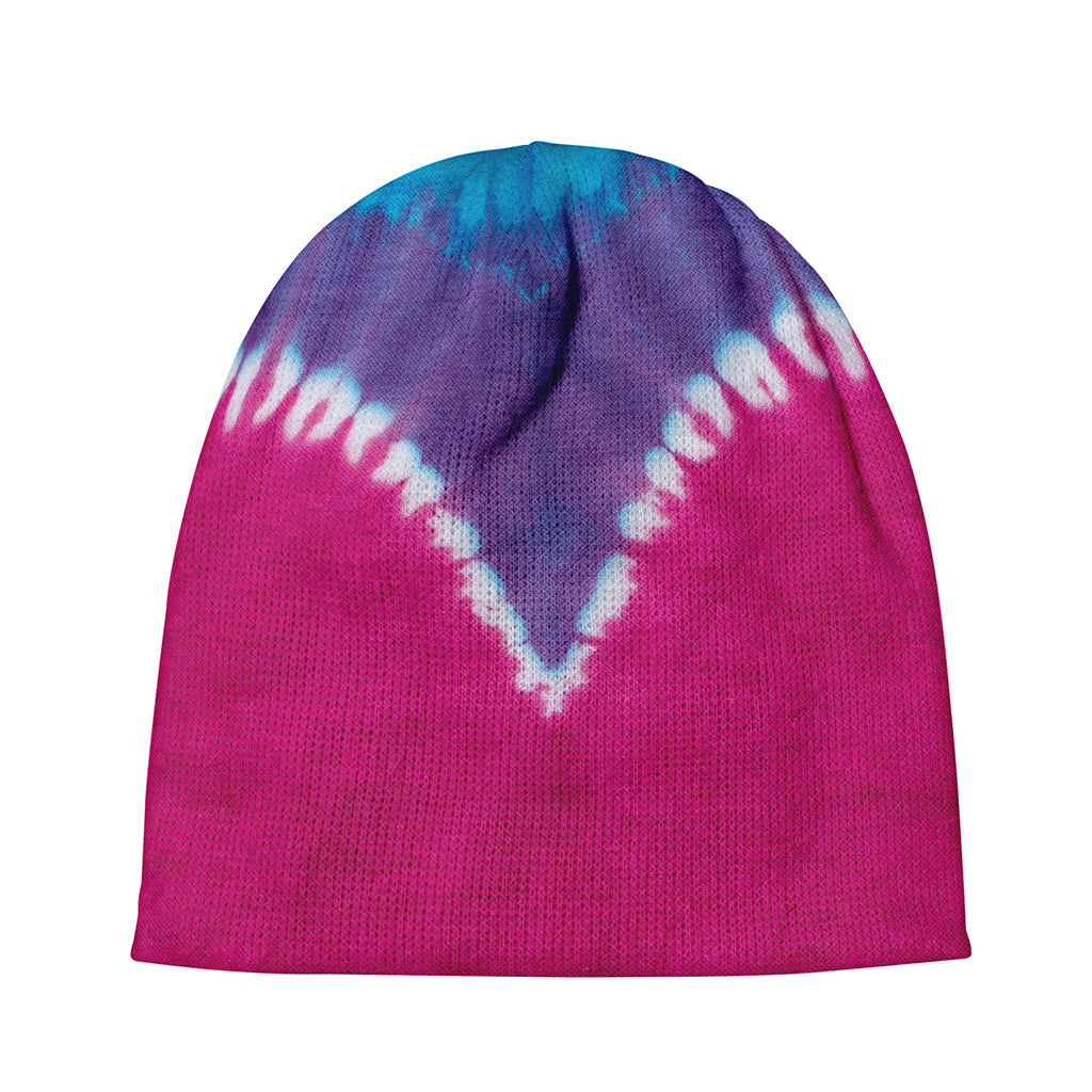 Colorful Heart Tie Dye Print Beanie