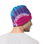 Colorful Heart Tie Dye Print Beanie