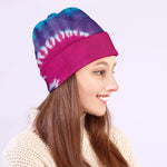 Colorful Heart Tie Dye Print Beanie