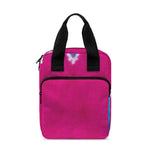 Colorful Heart Tie Dye Print Bible Tote Bag