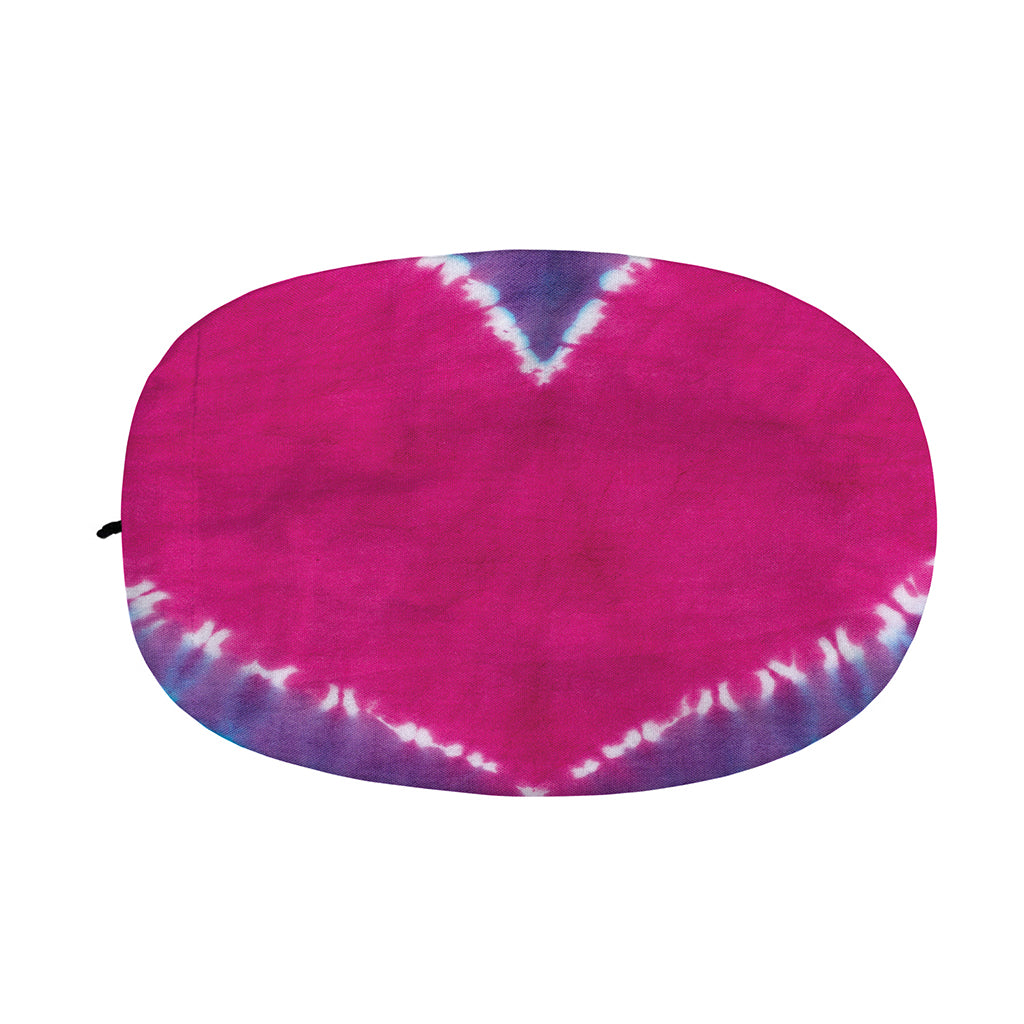 Colorful Heart Tie Dye Print Car Side Mirror Covers