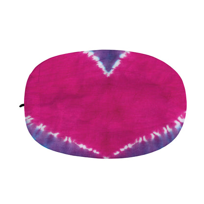 Colorful Heart Tie Dye Print Car Side Mirror Covers