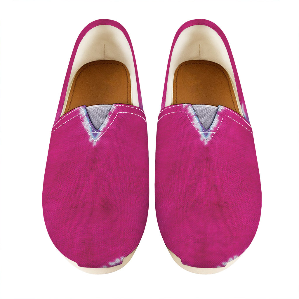 Colorful Heart Tie Dye Print Casual Shoes