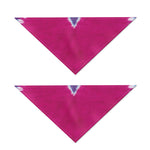 Colorful Heart Tie Dye Print Dog Bandana