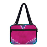 Colorful Heart Tie Dye Print Double Strap Bible Bag