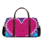 Colorful Heart Tie Dye Print Duffle Bag
