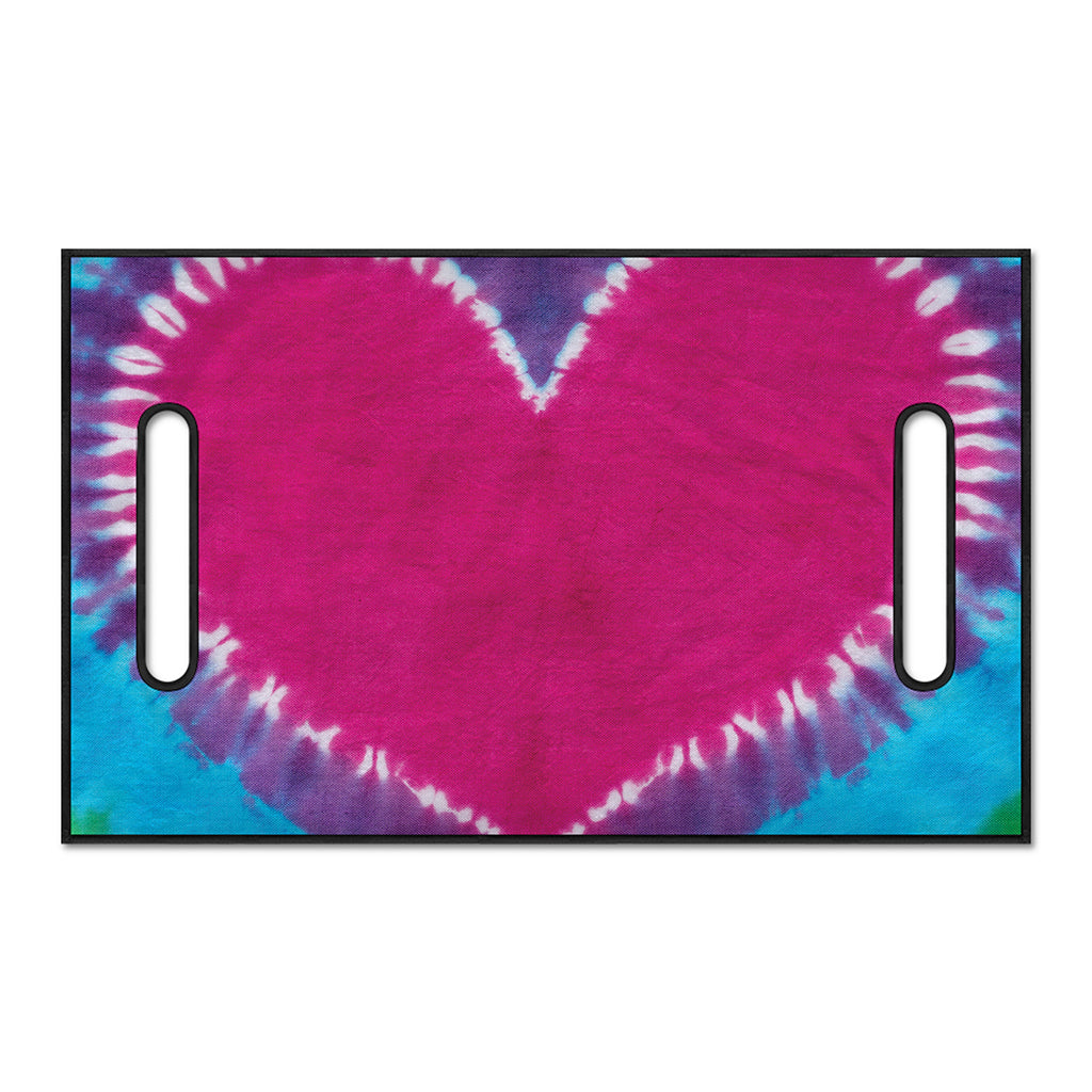 Colorful Heart Tie Dye Print Golf Cart Seat Cover