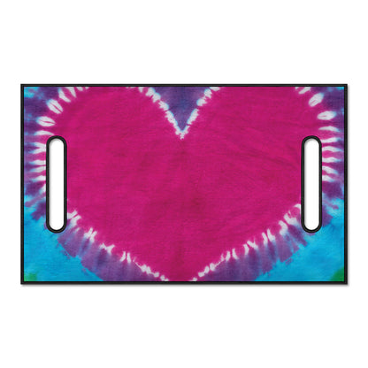 Colorful Heart Tie Dye Print Golf Cart Seat Cover