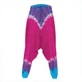 Colorful Heart Tie Dye Print Hammer Pants
