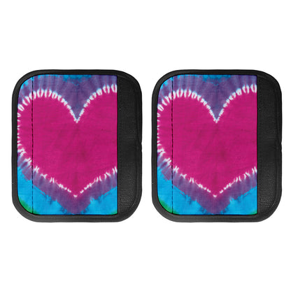Colorful Heart Tie Dye Print Handle Covers