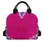 Colorful Heart Tie Dye Print Insulated Lunch Bag