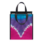 Colorful Heart Tie Dye Print Insulated Lunch Tote