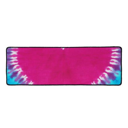 Colorful Heart Tie Dye Print Long Kitchen Mat