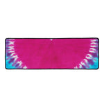 Colorful Heart Tie Dye Print Long Kitchen Mat
