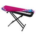Colorful Heart Tie Dye Print Piano Keyboard Cover