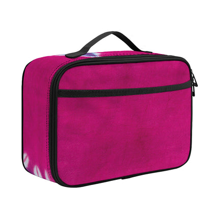 Colorful Heart Tie Dye Print Portable Lunch Bag