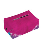 Colorful Heart Tie Dye Print Rectangle Tissue Box Cover
