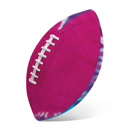 Colorful Heart Tie Dye Print Rugby Ball