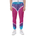 Colorful Heart Tie Dye Print Joggers