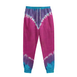 Colorful Heart Tie Dye Print Sweatpants