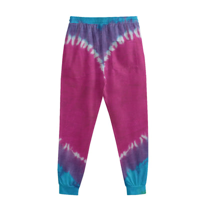 Colorful Heart Tie Dye Print Sweatpants