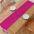 Colorful Heart Tie Dye Print Table Runner
