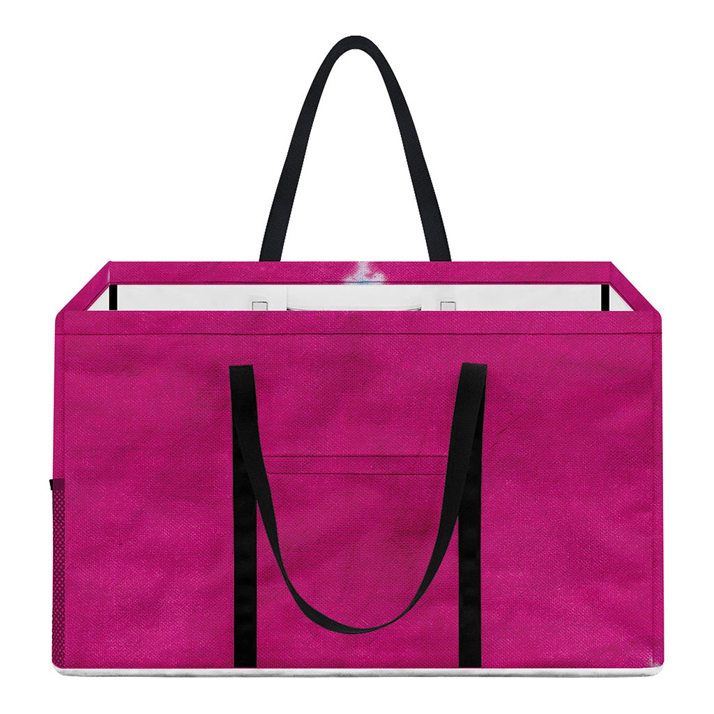 Colorful Heart Tie Dye Print Utility Tote Bag