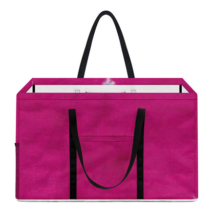 Colorful Heart Tie Dye Print Utility Tote Bag