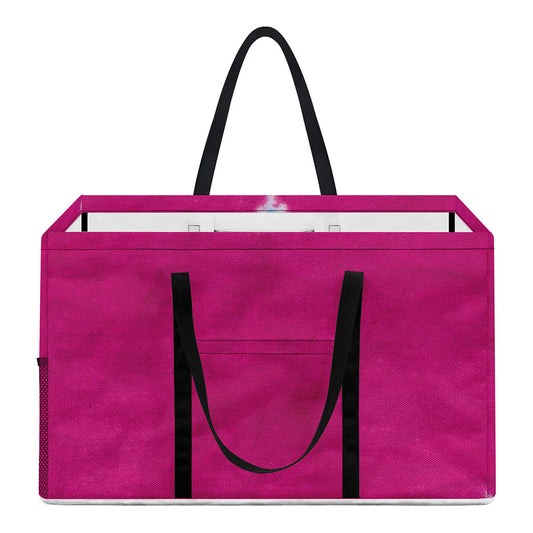 Colorful Heart Tie Dye Print Utility Tote Bag