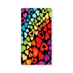 Colorful Heart Wave Pattern Print Baby Crib Sheet