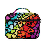 Colorful Heart Wave Pattern Print Briefcase Bible Bag