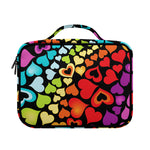 Colorful Heart Wave Pattern Print Briefcase Bible Bag