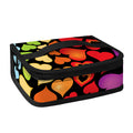 Colorful Heart Wave Pattern Print Small Lunch Bag