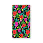 Colorful Hibiscus Flowers Pattern Print Baby Crib Sheet