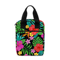 Colorful Hibiscus Flowers Pattern Print Bible Tote Bag