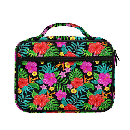 Colorful Hibiscus Flowers Pattern Print Briefcase Bible Bag