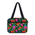 Colorful Hibiscus Flowers Pattern Print Double Strap Bible Bag