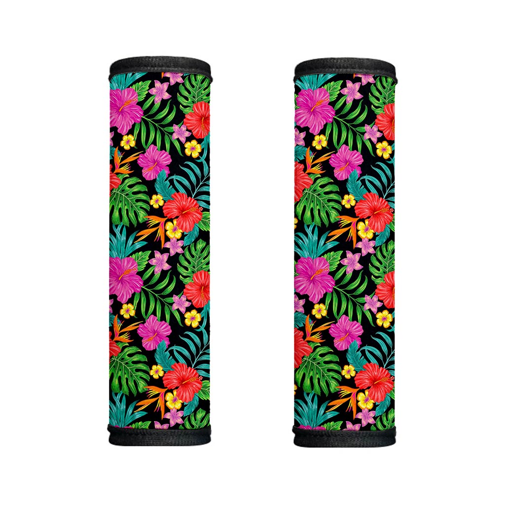 Colorful Hibiscus Flowers Pattern Print Handle Covers