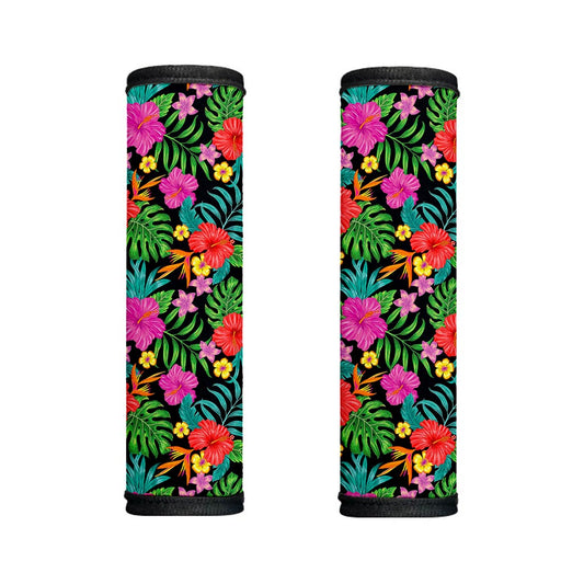 Colorful Hibiscus Flowers Pattern Print Handle Covers
