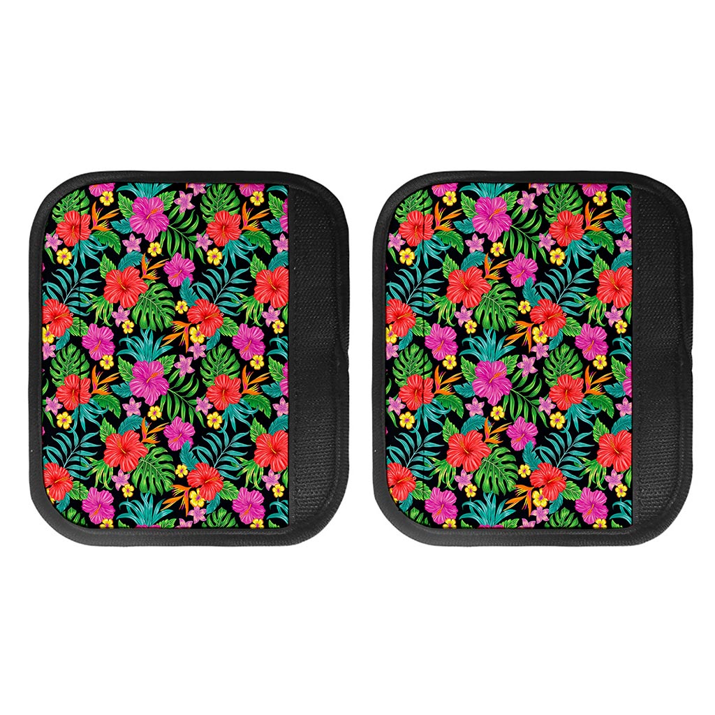Colorful Hibiscus Flowers Pattern Print Handle Covers